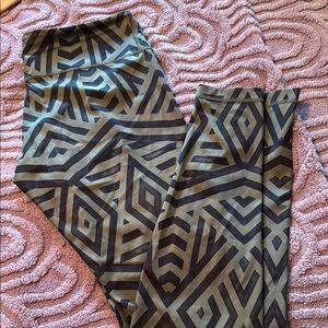 Lululemon Geometric Patterned Leggings